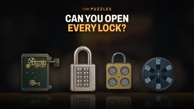 Puzzles: can you open every lock?