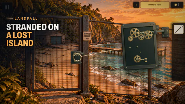 Landfall: stranded on a lost island.