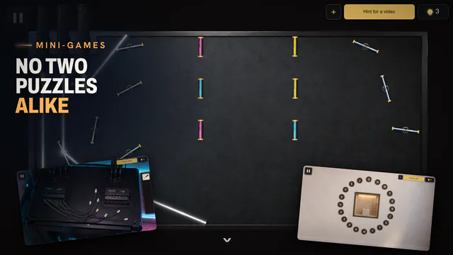 Mini-games: no two puzzles alike.